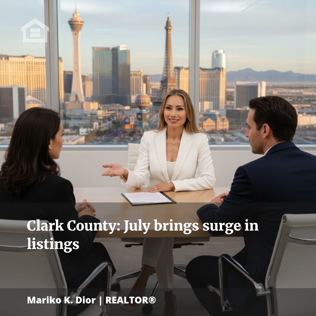 Clark County Sees a Surge in New Listings This July