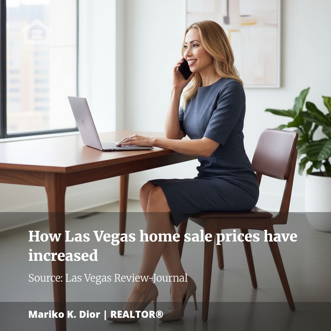 How Las Vegas home sale prices have increased